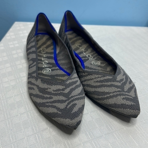 Rothy's the point in zebra size 8.5 - Picture 9 of 9